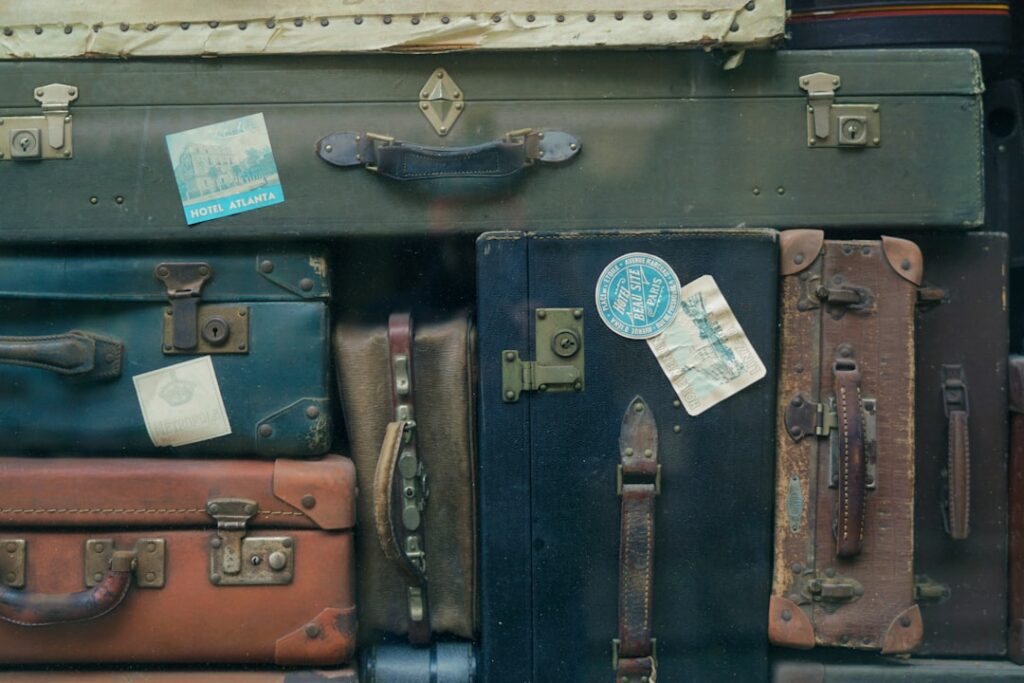 Photo Compression packing cubes: organized suitcase